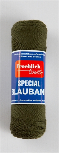 0069 Jægergrøn, Blauband fra Froehlich Wolle